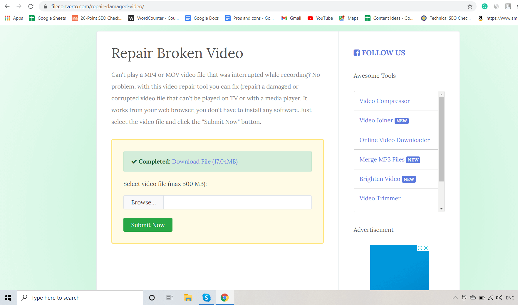 fix video online free