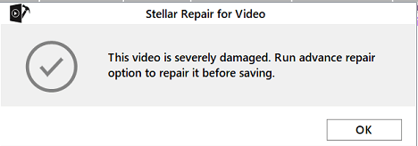 Severely damaged video