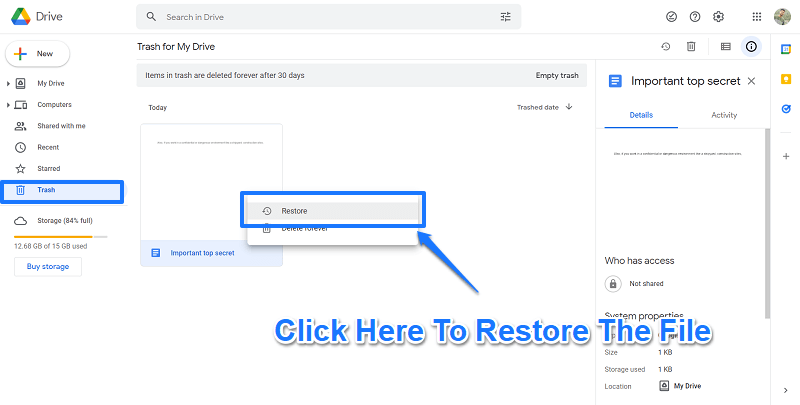 Click here to restore the file