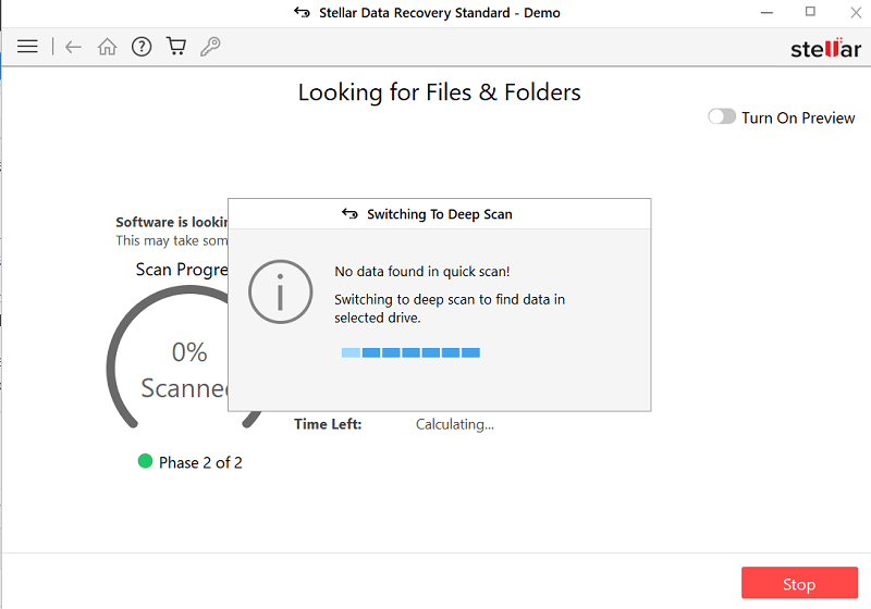 Step 3 scanning for deleted documents