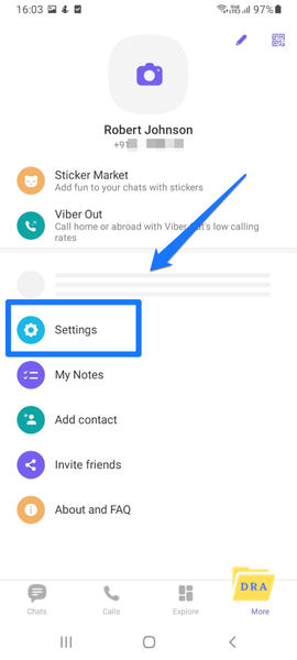 Recover Viber Messages On Android - Step 2