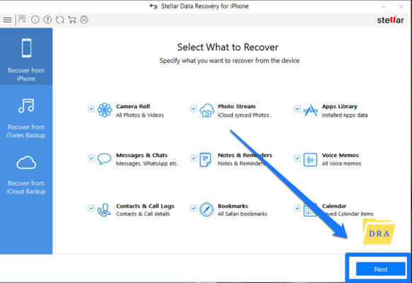 Viber Stellar Data Recovery For iPhone - Step 5
