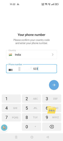 recover telegram without phone number