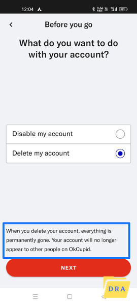 Recover deleted okcupid account