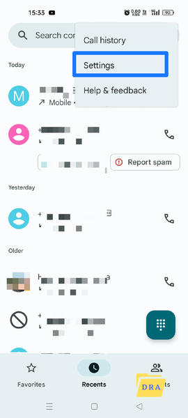 Android contacts